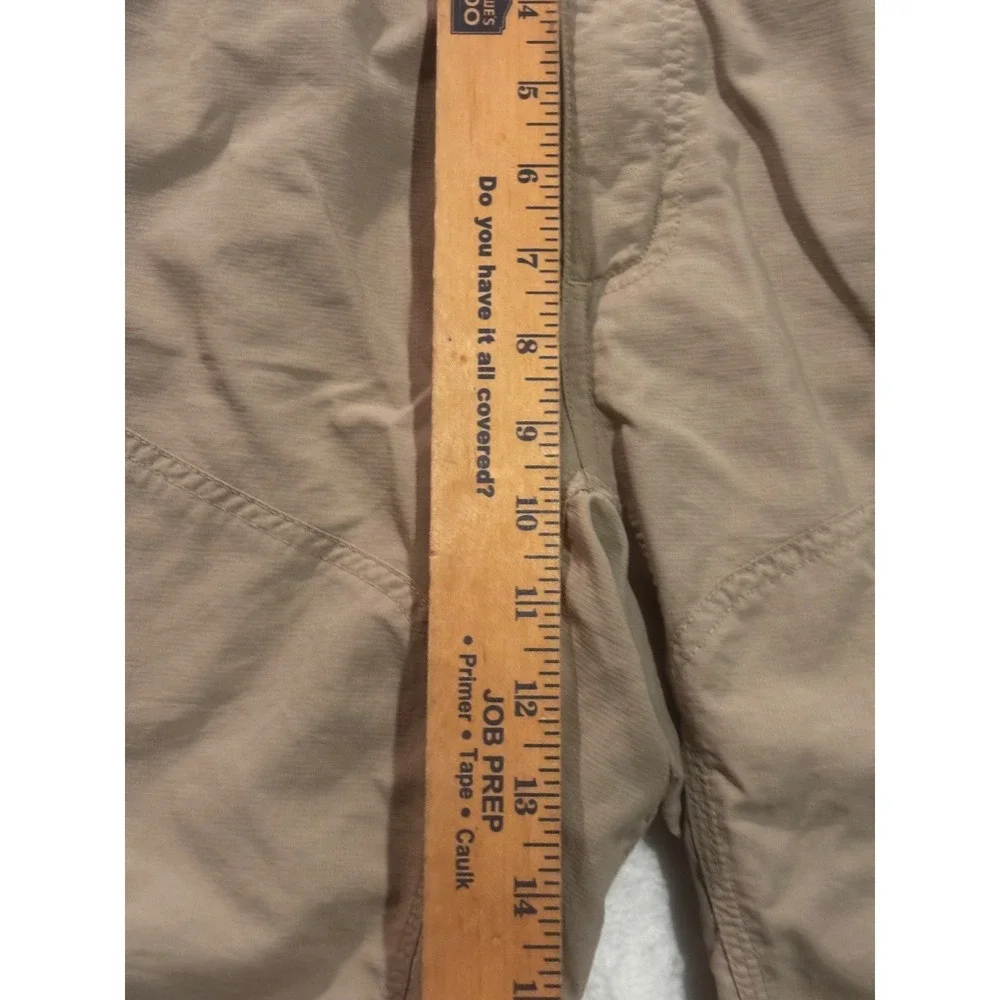 The North Face Shorts Cargo Mens 34 Khaki Zip Pockets Trail Trek‎ Hiking